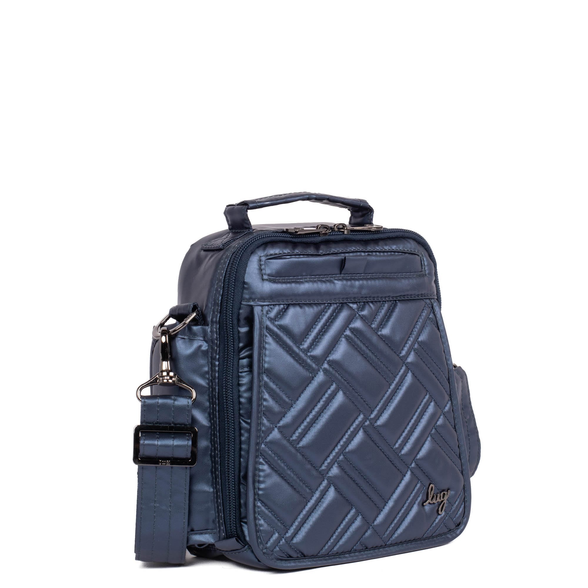 Flapper SE Convertible Crossbody Bag - METALLIC INDIGO - FlapperSE_MetallicIndigo_02